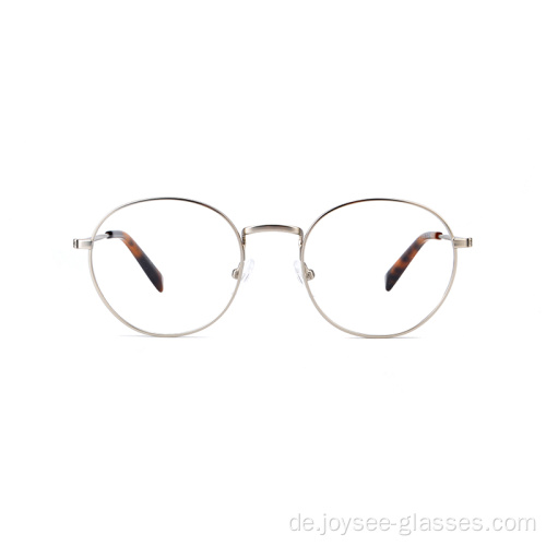 Neue gute Qualität Full Rim Round Simple Design Classical Metal Britens Frames